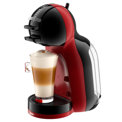 MINI ME AUTOMÁTICA MÁQUINA DE CAFÉ VERMELHA E PRETA